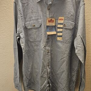 Wrangler Men's Light Blue Casual Shirt